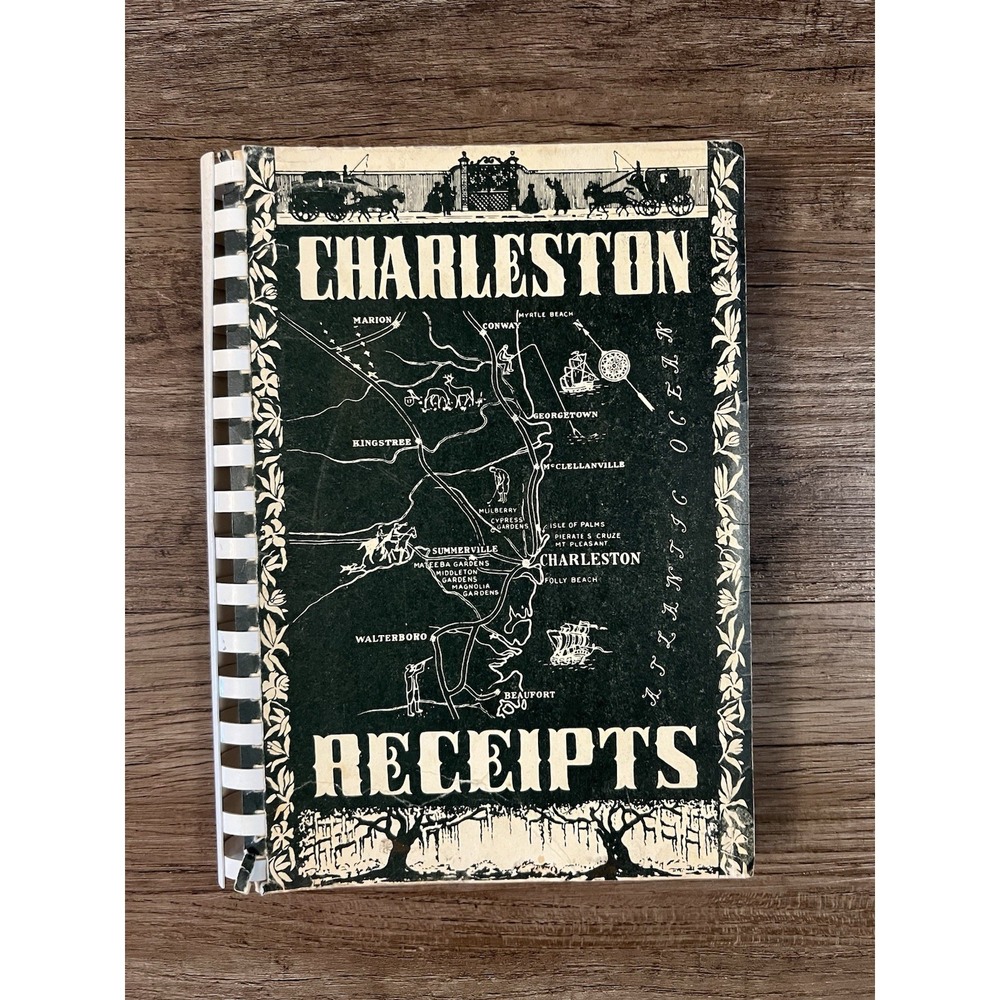 Charleston Receipts 1965‎ Spiral Cookbook Junior League SC Southern